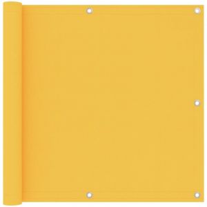 Vidaxl - Brise vue pour balcon - Brise vent &Eacute;cran de jardin Jaune 90x300 cm Tissu Oxford BV474687 - BonneVie