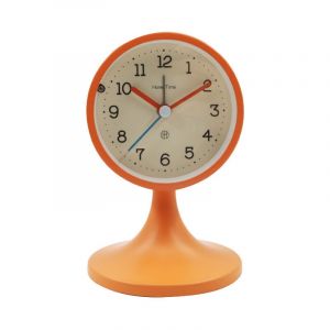 Fei Yu - Métal Reveil Vintage Silencieux, avec Support Amovible,Réveil Matin Analogique, Ancien Horloge de Chevet sans Tic-tac pour Bureau Chambre