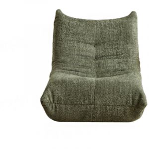Canap&eacute; Togo en chenille, fauteuil de sol, fauteuil d'appoint sans accoudoirs, pouf, fauteuil de chemin&eacute;e style Togo avec mousse &agrave; m&eacute;moire de forme,