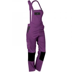 Fashion Securite - Salopette de Travail Femme Violet et Noir - Fashion Sécurité - Résistante, Confortable et Tendance - Bricolage et Jardinage - 36
