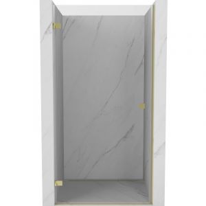 Mexen - Lunar-B porte de douche pivotante gauche 95 cm, transparent, dor&eacute; - 832-095-000-50-00-L