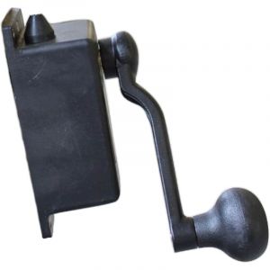 Carruccole Crahon en m&eacute;tal pour parapluies ouverts avec poteau en bois et cordon en acier