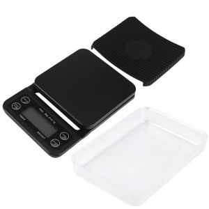 3 kg G/0,1 g Num&eacute;rique aliments Balance ABS temporis&eacute; Cuisine Balance num&eacute;rique Pr&eacute;cision Balance poche avec r&eacute;tro-&eacute;clairage &eacute;cran LCD et fonction