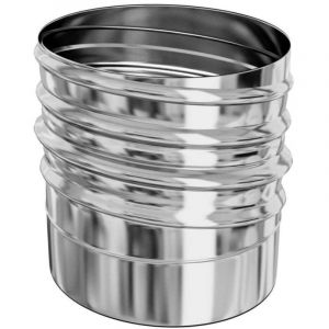 Raccord &agrave; visser po&ecirc;le &agrave; tubage flexible 150 mm - 150 mm