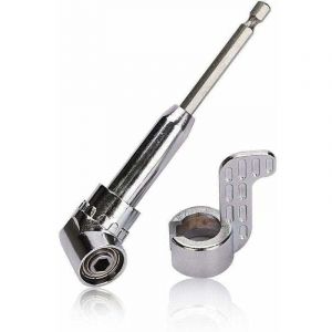 Perceuses &agrave; angle droit Renvoi d'Angle Visseuse Coud&eacute;e &agrave; Angle Droit 105 Degr&eacute;s Tige Hexagonale 1/4" pour Perceuse