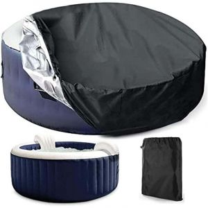 UlisemBache Spa Gonflable, Couverture Spa Ronde, Bache Piscine Hivernage, Bache Hivernage Piscine Hors Sol, Bache Hivernage Piscine, Bache Salon de