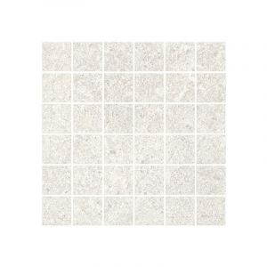 Carrelage grès cérame effet pierre CAREA Mosaïque 5x5 cm Blanc - Naturel - boîte de 0.45 m2 - Mosaïque 5x5 cm Blanc - boîte de 0.45 m2 - Mosaïque 5x5