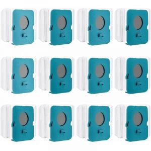 12 Pièces Sac à Poussière pour Samsung Bespoke Jet VCA-ADB95,VS20A95923W, Sacs de Rechange pour Aspirateur, Sacs d'Aspirateur, Accessoires pour