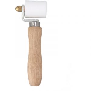 Rouleau de couture de 40mm, rouleau de pression manuel r&eacute;sistant aux hautes temp&eacute;ratures pour le soudage du PVC blanc