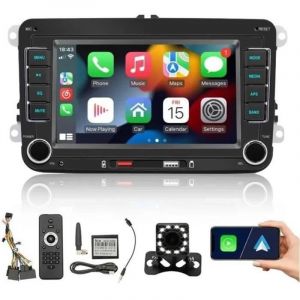Autoradio bluetooth 2 Din Poste Radio Voiture 7 Pouces &Eacute;cran Tactile GPS Main Libre Camera De Recul Autoradios Double Din Car Audio