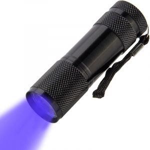 395nm,mini ultra Violet LED Lampe de poche/lumière noire, UV Lampe de poche LED, Pet urine et détecteur de taches, trouver les taches sur les