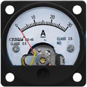 Ampèremètre analogique CC, ampèremètre CC de type pointeur, ampèremètre analogique très sensible, compteur de courant (DC 30 A)