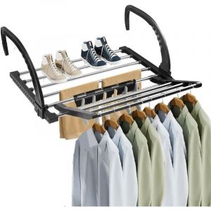 Séchoir à Linge Séchoir Express Séchoir Radiateur Acier Séchoir Suspendu Pliable Séchoir à radiateur étendoir