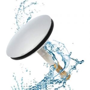 Bouchon de Vidange &eacute;tanche Accessoire pour Baignoire,Bouchon Baignoire 43 mm,Bonde Baignoire Universel,Hauteur Vis R&eacute;glable 50-55 mm