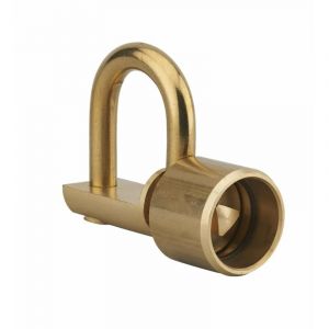 Thirard - Cadenas d'artillerie talon droit anse laiton triangle 9 mm