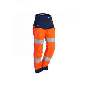 Molinel - Pantalon femme haute visibilit&eacute; luklight orange/marine - 40