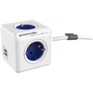 Allocacoc - Powercube Extended +usb 4 Prises De Courant + 2 Usb 1402 Powercube - Powercube