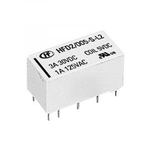 Hongfa HFD2/012-S-L2-D Relais pour circuits imprim&eacute;s 12 v/dc 3 a 2 inverseurs (rt) 1 pc(s) X50392