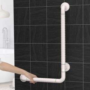 Barres d'appui pour seniors, poign&eacute;e de baignoire, poign&eacute;e de douche inox antid&eacute;rapante, 60 x 40 cm poign&eacute;e de s&eacute;curit&eacute; baignoire, barre d'appui