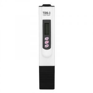 Testeur de Qualité de l'eau TDS Thermomètre 2 en 1 Set, TDS Testeur Portable avec Ecran LCD 0-9990 PPM Plage de Mesure, TDS Mètre Numérique pour Eau