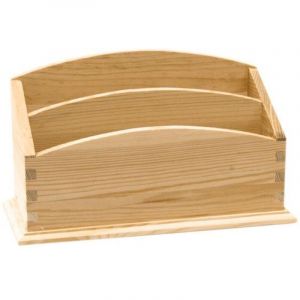Range-courrier en bois 25 x 15,5 x 12 cm