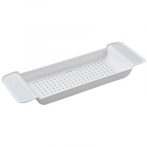 &Eacute;tag&egrave;re de baignoire, &eacute;tag&egrave;re de comptoir de baignoire, support de douche extensible, bac de rangement suspendu pour baignoire, &eacute;gouttoir pour