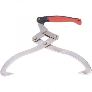 Pince &agrave; b&ucirc;ches crochet de levage de b&ucirc;ches griffe en bois adapt&eacute;e &agrave; la manipulation du bois de jardin