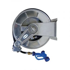 Enrouleur inox eau basse pression 25M 60L/MIN