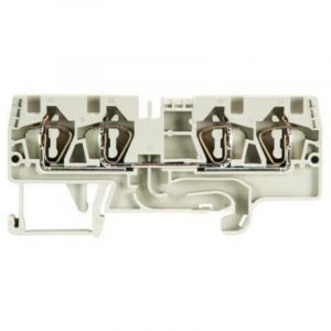 Bornier de travers&eacute;e duo fasis Wieland Electric 56.704.5155.0 gris 1 pc(s) D24073