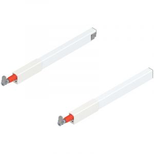 Blum - tandembox tringle longitudinale (en haut), pour tiroir à casseroles, nl 300 mm, gauche/droite, pour tandembox antaro, blanc satiné