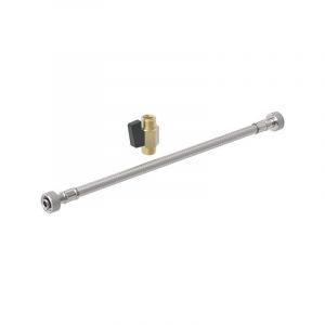 Geberit AquaClean Alba/Sela tuyau blind&eacute; avec robinet &agrave; boisseau