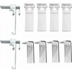 6Pcs Support de Serrage pour Rideaux Enrouleurs 6 Pièces sans percer Support de Serrage Store Enrouleur Duo pour Store Enrouleur pvc Fenêtre en Bois