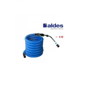 Flexible Aldes avec poign&eacute;e standard chrom&eacute;e remplace la poign&eacute;e de commande pneumatique Aldes 11070062 avec douille de d&eacute;marrage et vanne d'arr&ecirc;t