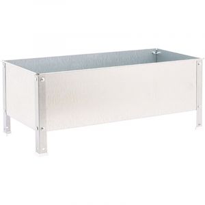 Potager Urbain Métallique 410x1200x400 mm, 150 l, Jardinière Extérieure Résistante Galvanisé – Simon Garden - Simonrack
