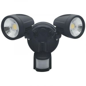 Projecteur ext&eacute;rieur double LED 30W avec d&eacute;tecteur de mouvement pour une s&eacute;curit&eacute; optimale.