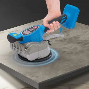 Vibromasseur à carreaux Machine à vibrations sans fil pour carrelage - Charge maximale : 80 kg - Avec chargeur 21 V et batterie - Pour la pose de