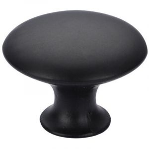 6 Unit&eacute;s Bouton de Meuble Noir Boutons de Meuble Ronds Bouton Poignee de Meuble, Boutons Placard Cuisine Boutons D'armoire &agrave; Tiroirs Solides
