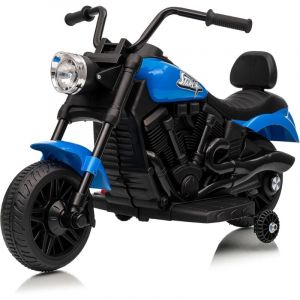 Moto &eacute;lectrique Enfants, Quad &Eacute;lectrique Enfant, 3 Roues, 6V Voiture &Eacute;lectrique pour Enfants avec LED Et Musique, Sto&szlig;d&auml;mpfung, Moto Enfant pour