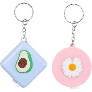 2 Pi&egrave;ces Metre Ruban Couture,Ruban &agrave; mesurer pour corps r&eacute;tractable, tissu doux pour couture, 150cm Metre Couture Souple Ruban &agrave; Mesurer R&eacute;tractable