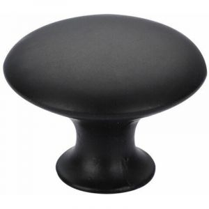Shining House - 6 Unit&eacute;s Bouton de Meuble Noir Boutons de Meuble Ronds Bouton Poignee de Meuble, Boutons Placard Cuisine Boutons D'armoire &agrave; Tiroirs