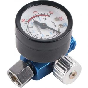 istolet &agrave; peinture en a&eacute;rosol 1/4 "R&eacute;gulateur de pression d'air Jauge de pression Outil pneumatique Accessoire