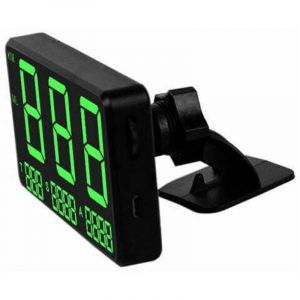 Compteur de vitesse de systeme de position globale de voiture C80 Affichage numerique Compteur d'altitude de vitesse Affichage tete haute de moto