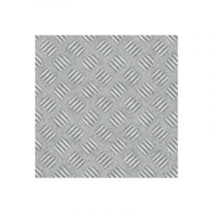 Sol Vinyle First - Imitation tôle métallique Grain de Riz - Rouleau de 2m x 4m