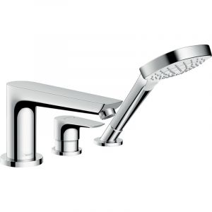 Hansgrohe - Talis e Set de finition mitigeur 3 trous pour montage sur bord de baignoire Chrom&eacute;