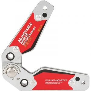 Aimant de Soudeur ，Jectse bore de n&eacute;odyme 20 &deg; -200 &deg; Angle R&eacute;glables Soudage Support de Soudure Magn&eacute;tique Aimant de Soudeur Equerre de Montage