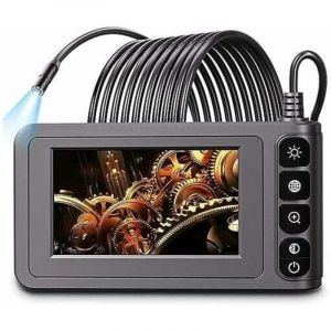 Endoscope Industriel, Cam&eacute;ra d'inspection de Serpent Endoscope 20M IPS 4.3" Pouces, 1080P HD Cam&eacute;ra Endoscopique avec 8 LED R&eacute;glables, Cam&eacute;ra Etanche