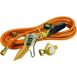 Pack chalumeau couvreur avec panne 45mm + manche + tuyau + d&eacute;tendeur
