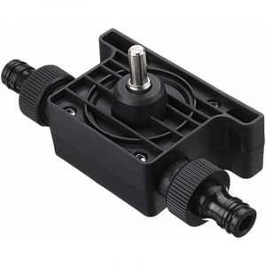 Qersta - Pompe portable pour perceuse électrique - Pompe à grand débit - Pompe livrée standard avec deux connecteurs pour mandrins de perceuse