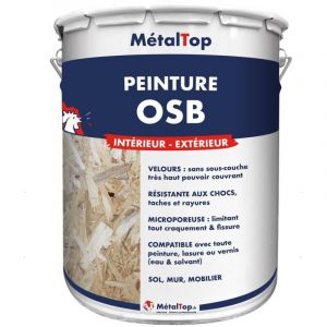 Peinture Osb - Pot 1 l - 6009 - Vert sapin Metaltop