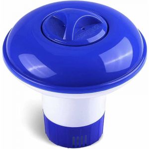 Memkey - Distributeur Flottant, 5 inch Distributeur de Chlore Distributeur Flottant de Chlore Flotteur Chlore Piscine pour Piscine, Parc Aquatique,